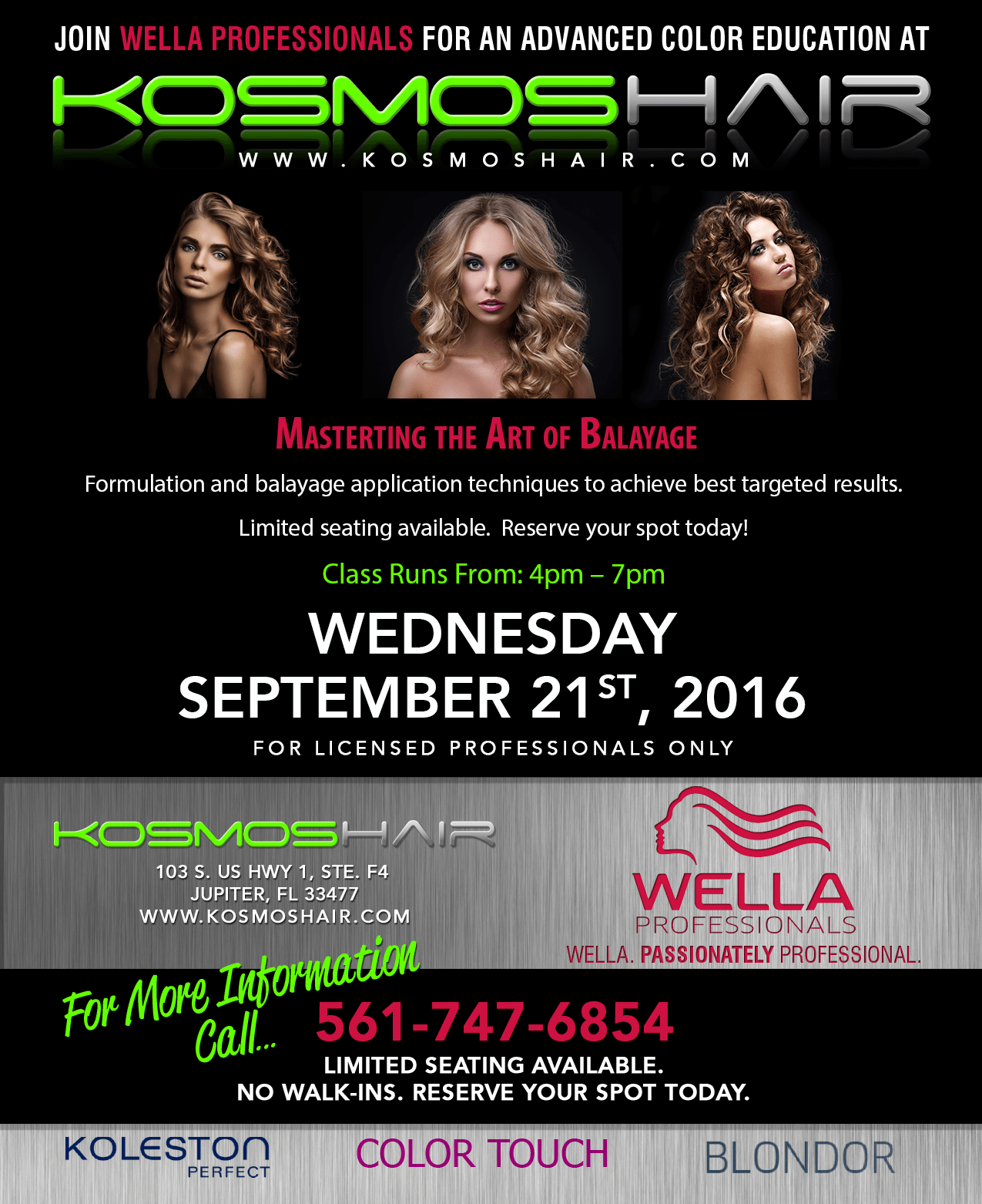 Seminars ‹ Kosmos Hair Salon Jupiter Fl